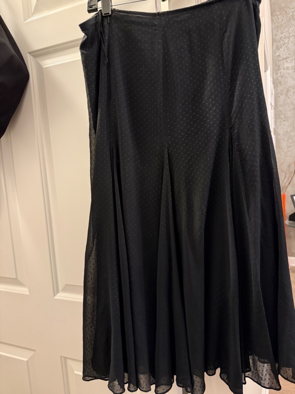 Jones New York Black Polka Dot Circle Skirt